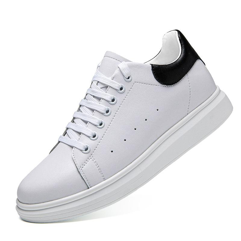 New Height Increasing Shoes for Men 6cm 8cm Invisible Heighten Sports Shoes Man Taller Lift White Elevator Shoes Women Sneakers