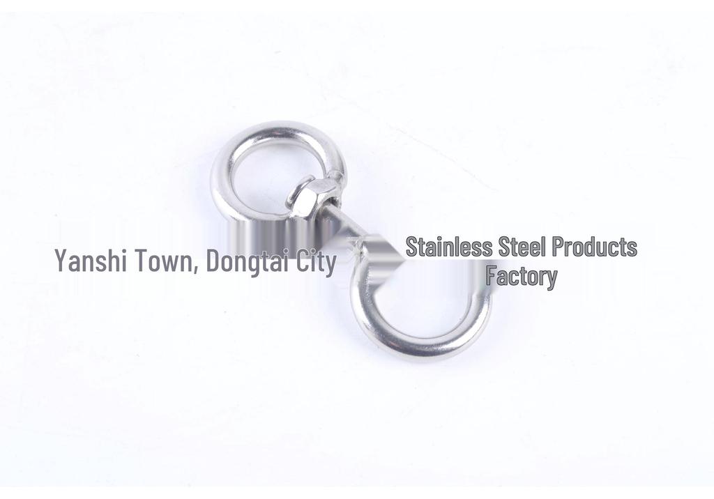 304 Stainless Steel 8-Shaped Swivel Ring for Marine Rigging