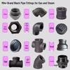 Mike Eccentric Size Tee Repair Bushing Reducing Connector Direct Steam Pipeline Black Pipe Fittings