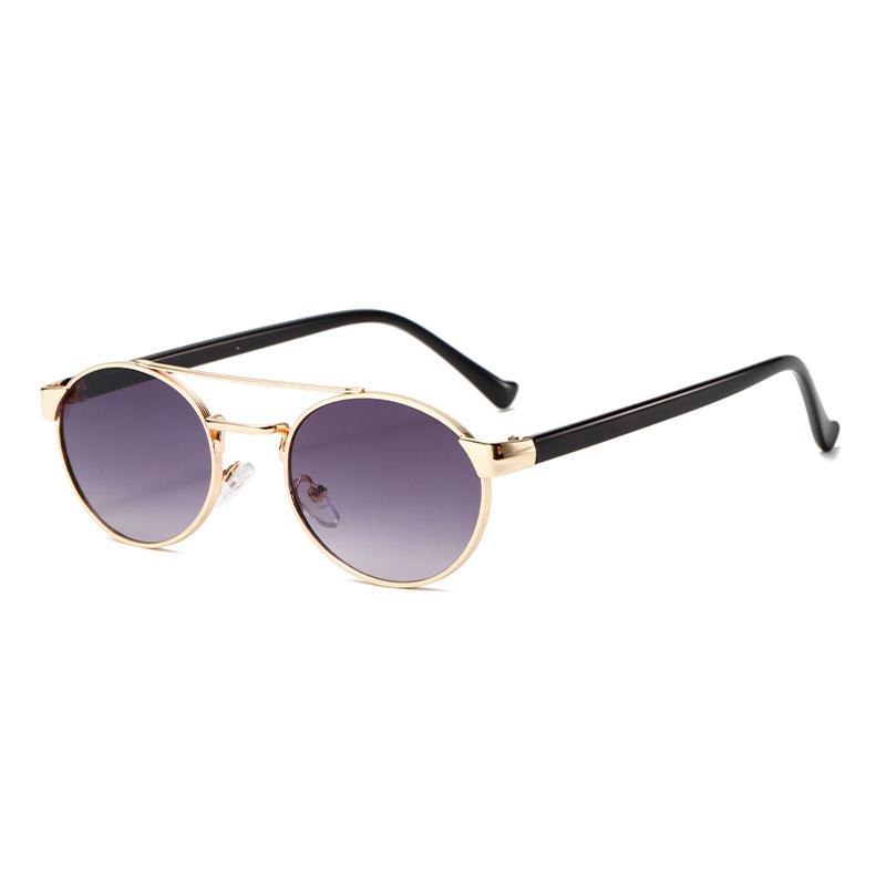 Oval Steampunk Sunglasses For Man Woman Retro Sun Glasses Male Female Brand Designer Metal Frame Eyewear De Sol Mujer UV400