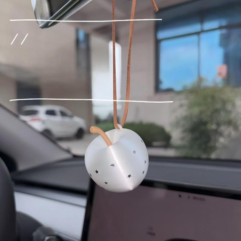3D Printed Fruit Shape Keychain Y2K Isn Style Bag Pendant Car Interior Decoration Handbag Backpack Hanging Ornament Gifts