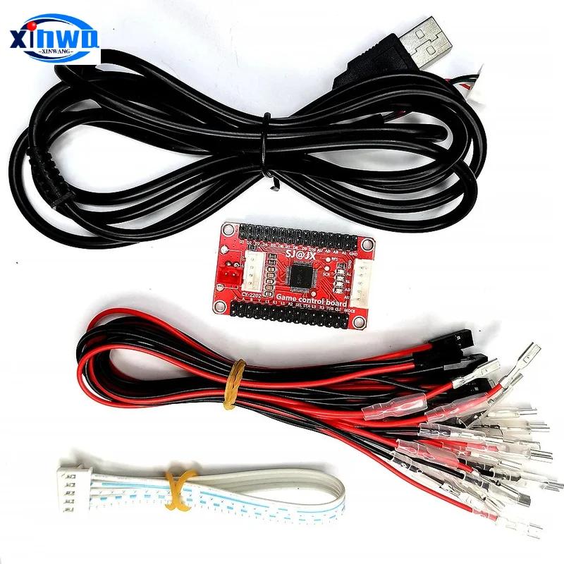 Encoder USB Platine für PC für PS3 Android SOCD Zero Delay Hitbox Controller XBOX360 Joystick Kabel DIY SANW Arcade Spielautomat