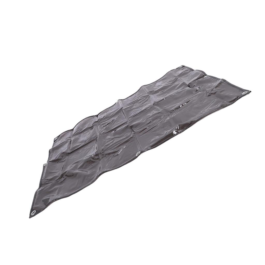 Universelle getönte transparente Gabelstaplerabdeckung Sonne Regen Wasserdicht Schützender Schatten PVC 53 x 45 Zoll