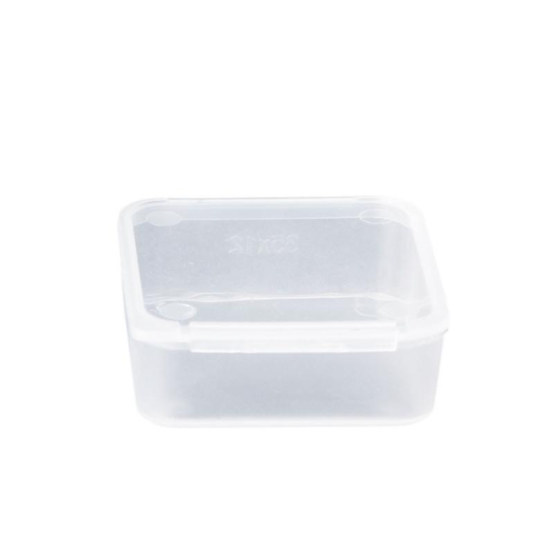Square Transparent Storage Box Small Plastic Case For Jewelry Beads Small Parts Coins Screws Container Multiple Sizes Option