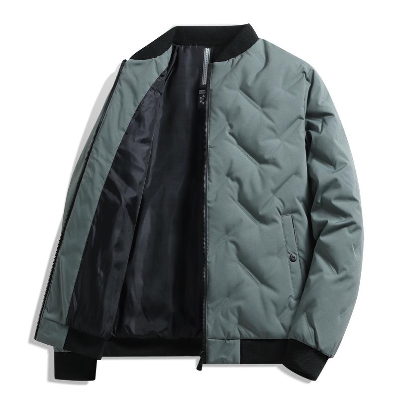 Light Luxury Men's Lightweight Baseball Collar Down Jacket