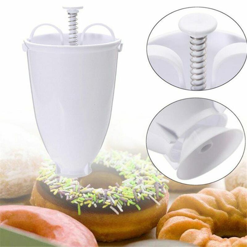Donut Maker Manual Waffle Dispenser Doughnut Machine Mould Diy Arabic Kitchen Cooking Baking Tool Kitchen Ware