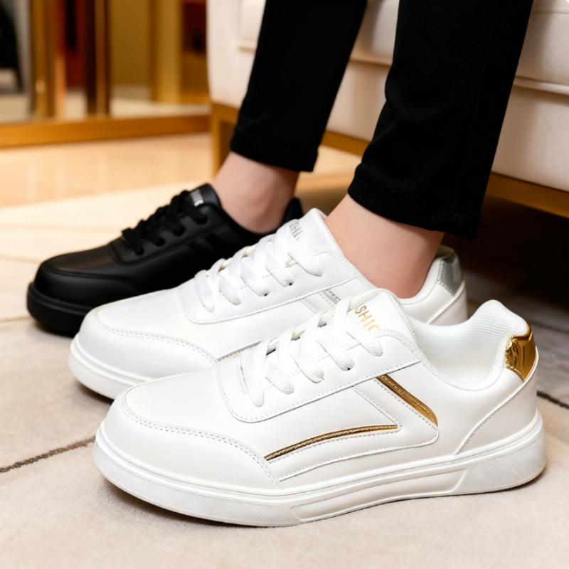 Women's Board Shoes Fashion Minimalist Design Anti Slip Wear-resistant Lace Up Sneakers Outdoor Versatile Trendy New Women Shoes