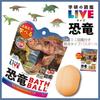 Set of 5 Foaming Net Illustrated Encyclopedia Live Dinosaur Bath Ball 2 by Nor Includes a Mascot and Includes a Mini Illustrated Ideal for Includes a