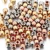 400pcs 3-4mm CCB Square Spacer Beads Rose Gold Color Mini Seed bead for Bracelet Necklace Jewelry Making DIY Needle Accessories