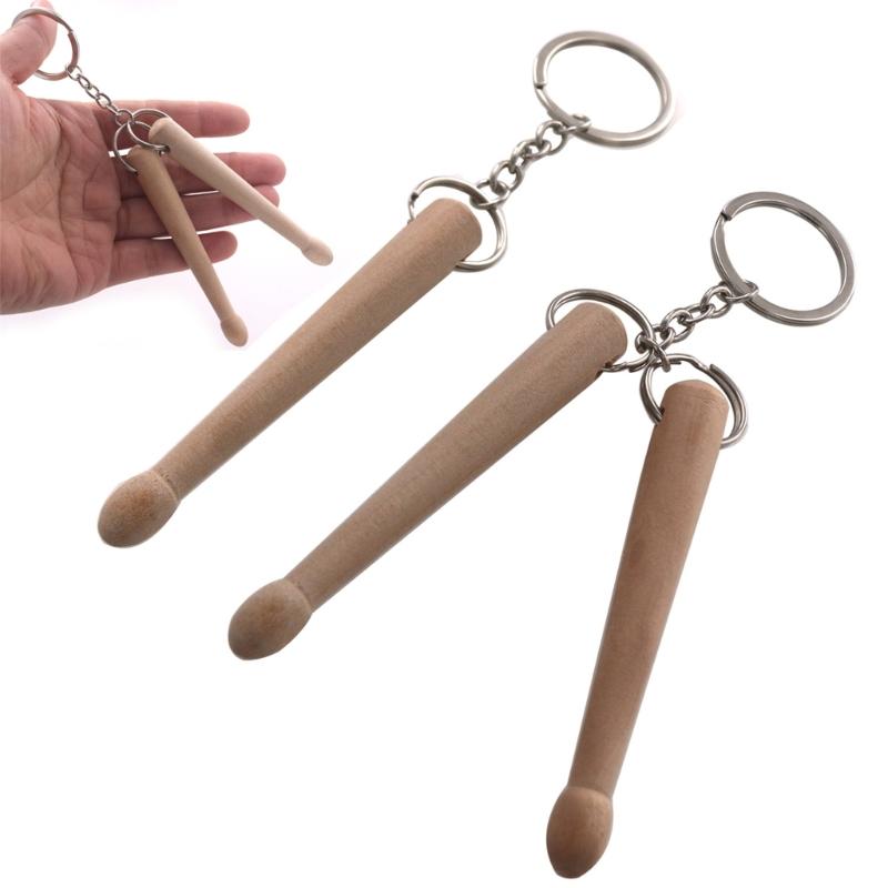 Portable Small Drumstick Keychains Charm Pendant Fashion Accessory For Drummers And Music Fan Parties Decoration