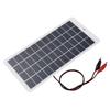 5W 12V Solar Panel Portable Solar Power Polycrystalline Siliocone Solar     High Efficiency Solar Module with Clips