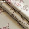 1PC LOZUJOJU French Retro Pink Peony Floral Curtains American Countryside Thick Curtains for Bedroom Living Room Window for Home Decor