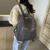 Ultra-light Casual Puffer Backpack Large Capacity Padded Solid Color Padded Portable Soft Travel Bag
