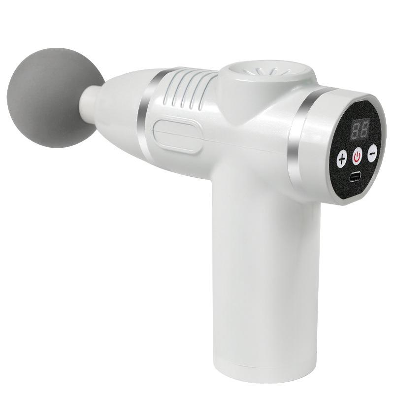 

Мини Фасциальный пистолет Перезаряжаемый 12-головочный Массажер для мышц Профессиональный класс Фитнес Специальный пистолет для шеи Массажный пистолет English