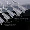 Clear False Nails Super D Arc Long Nails Press On Nail Full Cover Gel Tips Nail Art Capsule Nail Extensions Nail Art Salon DIY
