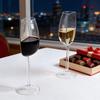 Half Wine Glass Stunning Red Wine Glasses with Unique Half-Cup Design Casual Gatherings Holiday Celebrations Glassware Elegant Aroma Enhancer