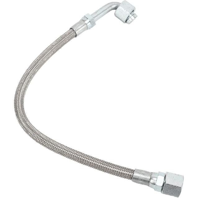 Turbo-Ölzufuhrleitung Schlauch, Turbo-Ölzufuhrleitung Schlauch 3927911 Metalllegierung Turbinen-Zuleitung mit Anschlussstück Ersatz für 5,9L 24V 1998 2002