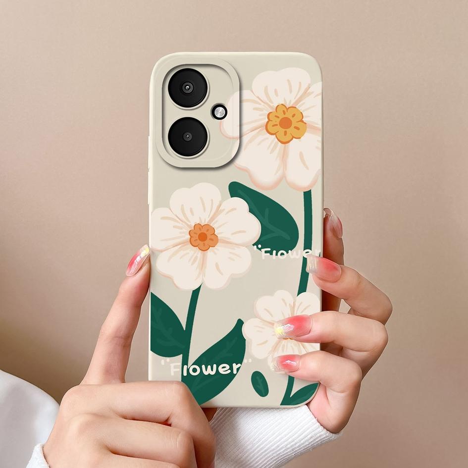 

Задня кришка для Xiaomi Poco F5 Pro X6 Pro F6 M6 Phone Case Cute Avocado Pretty Flower Matte Camera Protection Soft Silicone Cases Shell Capa For Xiaomi Xiaomi Poco F6