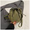 Handbag Drawstring Bucket Bag Purse Small Crossbody Bag Sweet Nylon Shoulder Bag  Travel