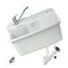 KADAX Utility Sink with Swivel Faucet Gospo Ferro