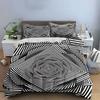Geometric Optical Patterns Home Decor Kid'S And Adults' Bedroom Decor, Exquisite Three-Piece Bedding Set Gift