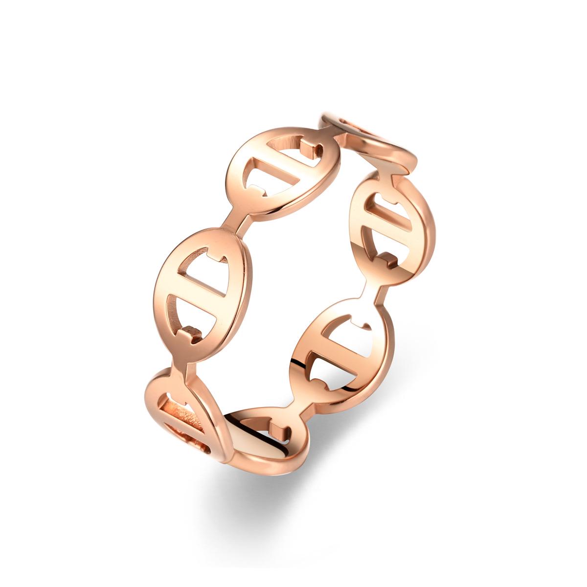 

Элегантное титановое кольцо в нос «свиной пятачок»: Не тускнеющее, минималистичное кольцо в стиле легкой роскоши для пар Size 10