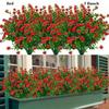 3 Bunch Multicolors Artificial Flowers Plastic 34cm Spring Grass Tea Flowers Realistic Simulation Floral Bouquets