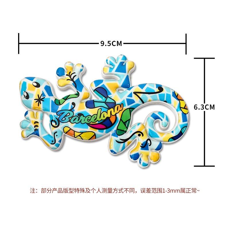 Španělsko Cestovní Suvenýr Ledničkový Magnet, 3D Ledničkový Magnet, Ručně Vyráběný Ledničkový Magnet, Dekorativní Ledničkový Magnet
