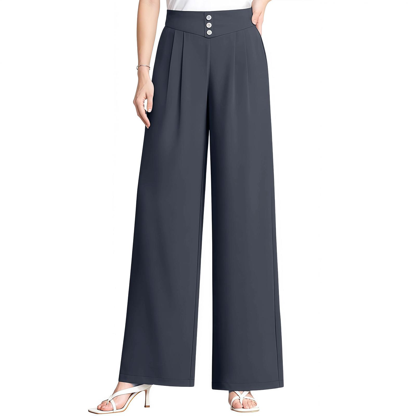 

Женские мягкие и струящиеся брюки с высокой талией M