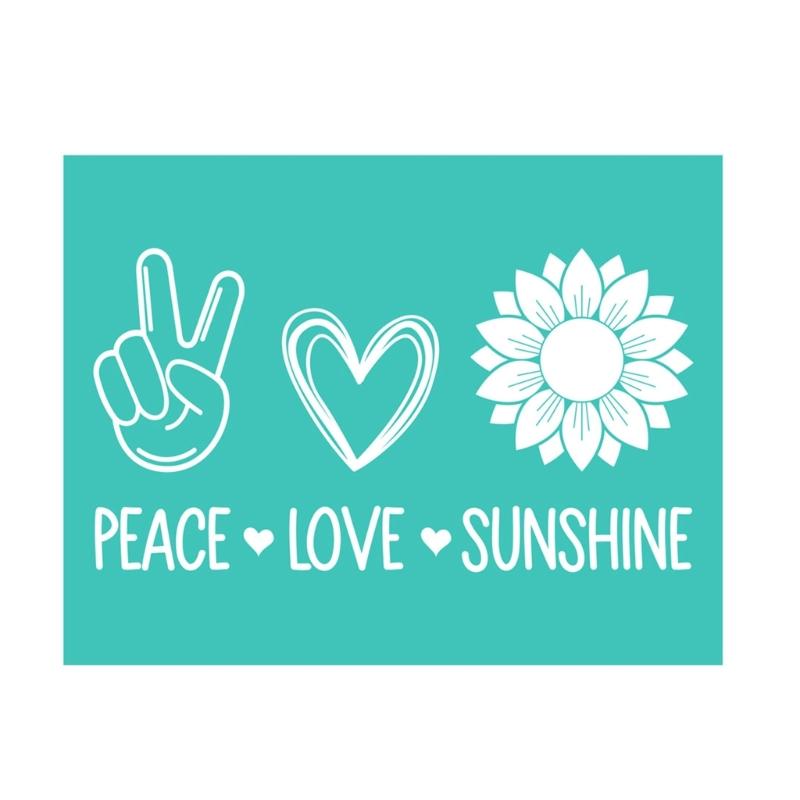 Heart Silkscreen Stencil Reusable Self-Adhesive Silk Screen Printing Fabric Wood