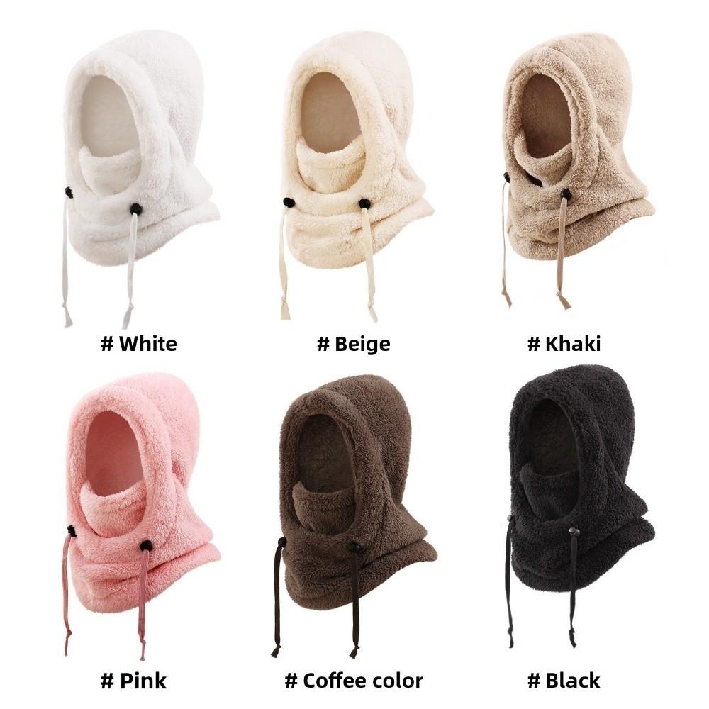 Windproof Balaclava Hats Warm Hooded Hat Unisex Ear Protection Cap
