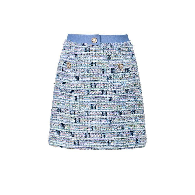 

Blacknini Иньхуафу/Лимитированное издание Solenopsis Axillaris Франция Импорт Жюль-Тур * Bainian Роскошный бренд Твид Overskirt (Label: Jules-Tour)(In stock) XS