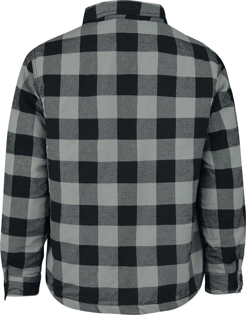 Зимняя куртка Brandit Lumberjacket (9478) black/charcoal