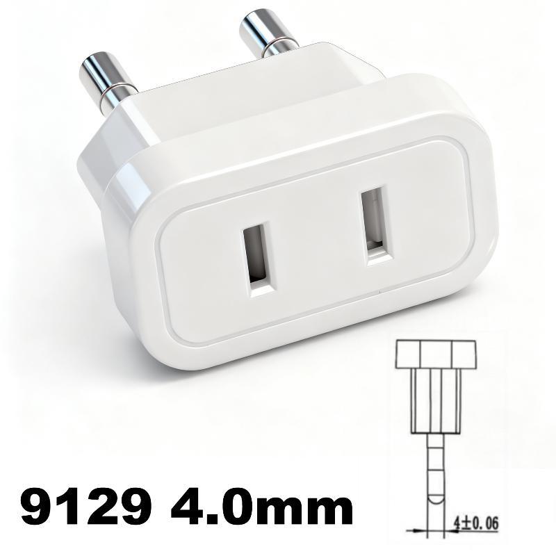 1Pcs Usa Japan To South Korea Russia Europe European Regulation Charge Converter 2.5A Us To Eu Plug Outlet Power Socket Adapter