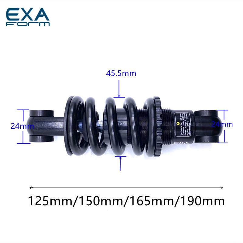 KS EXA Form 290 Bike Rear Shock Absorber Suspension Shocks Spring for MTB Bicycle Scooter 125/150/165/190mm 1000 1250 LBS