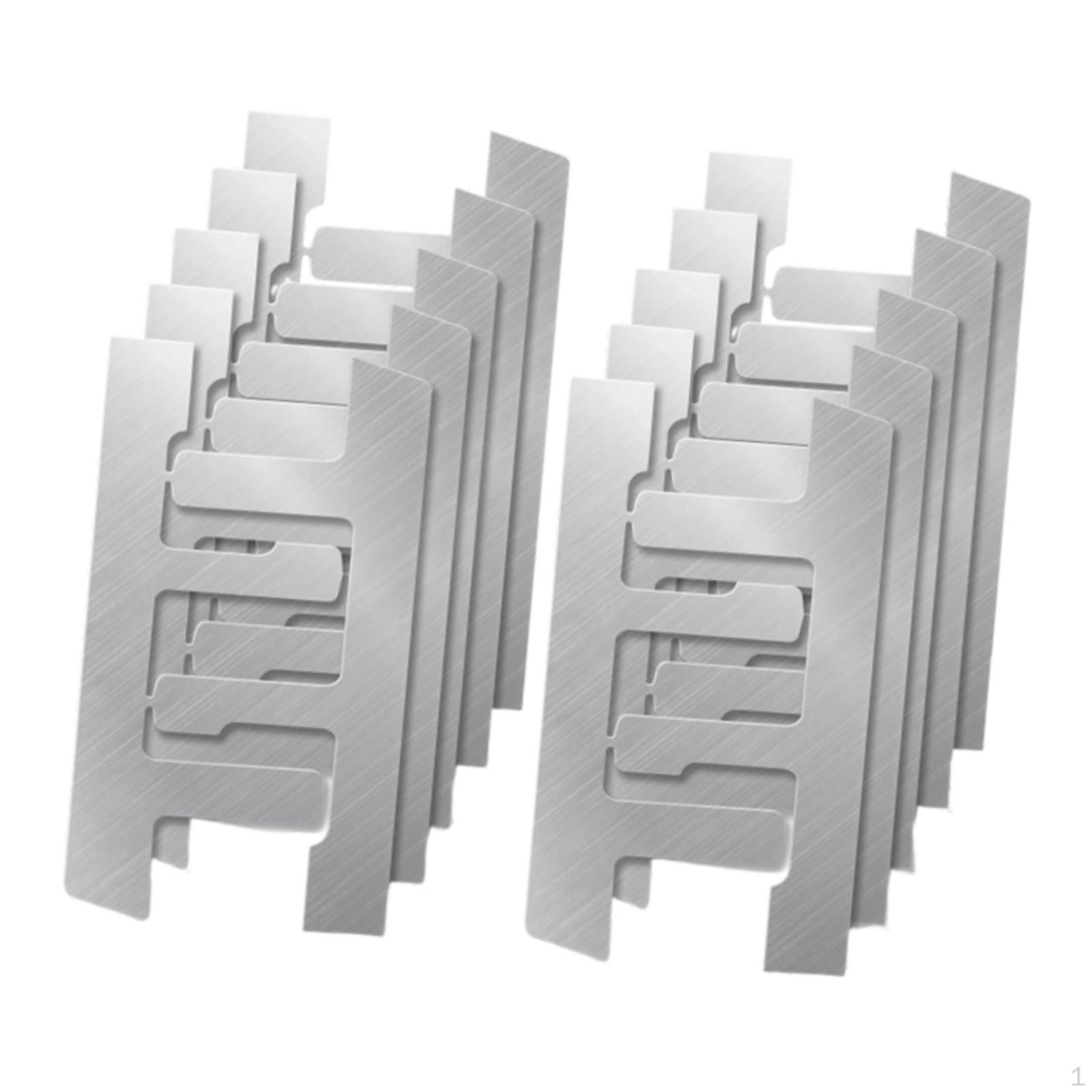 

10x Switch Box Support Bracket Power Outlet Fixing Tool Replacement with Plaster Ears F Clamp Loose