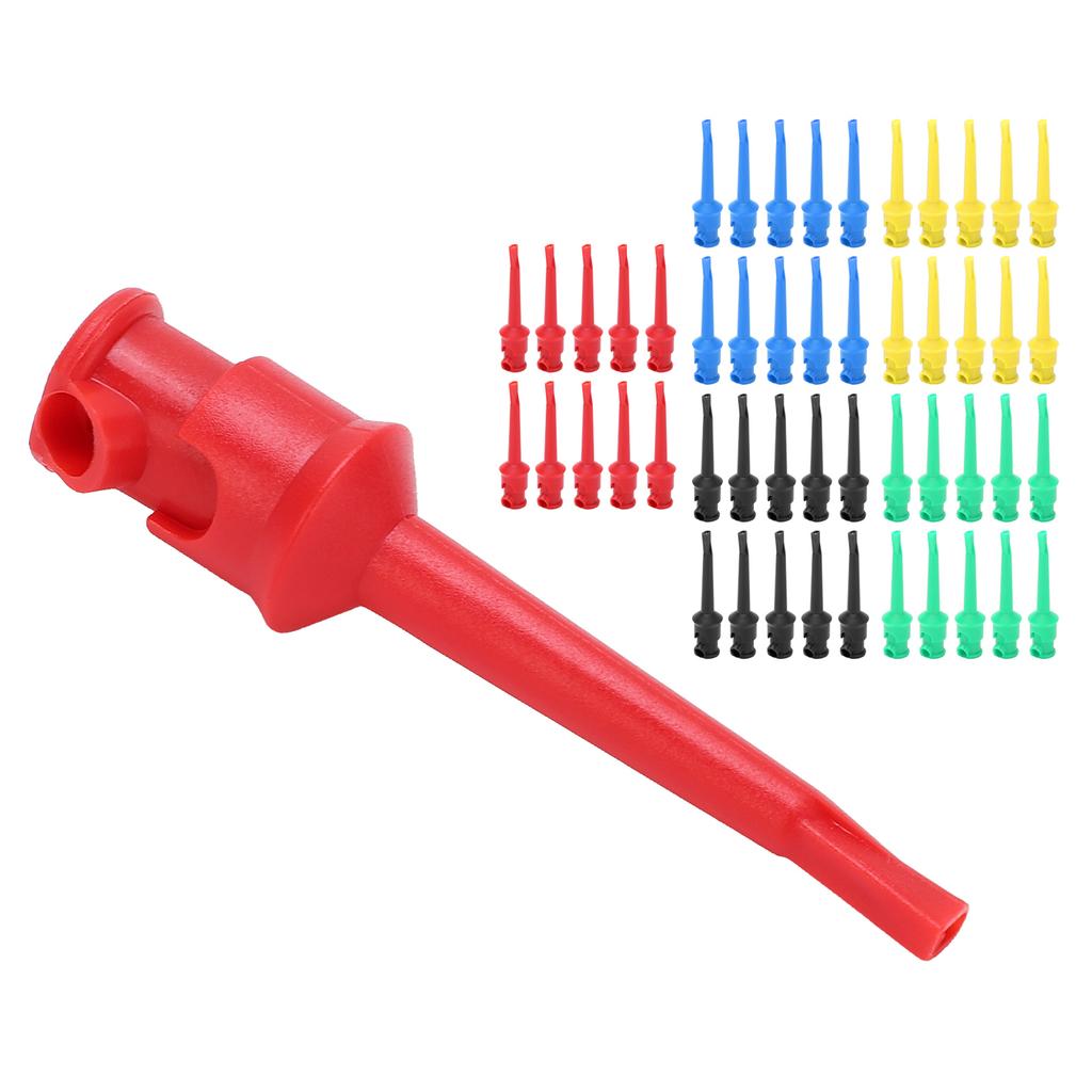 Multimeter Test Hook Clip J.30007 30Vac-60Vdc 10A Test Hook Insulation for Routine Circuit Testing for Voltage Testing