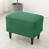 Solid Color Sloping King Back Chair Covers Elastic Polar Fleece Wing Chairs Cover with Seat Cushion Cover Furniture Protector
