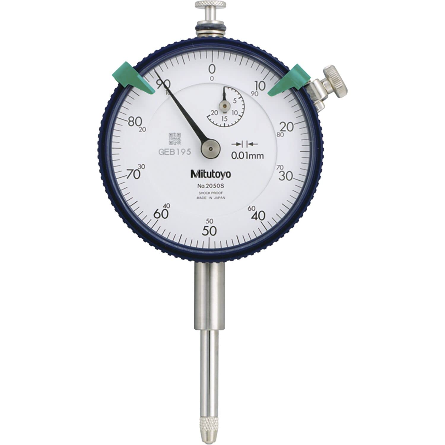 

Mitutoyo Standard Dial 20mm Measuring No Continuous Immortal Point Gauge, Range, Lug, Scale, Damper, Jewels, 2050AB-19