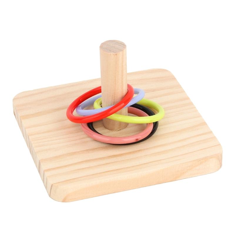 

Parrot Intelligence Toy for Parakeet Cockatiel Macaw Parrot Mini Ringtoss Set 1