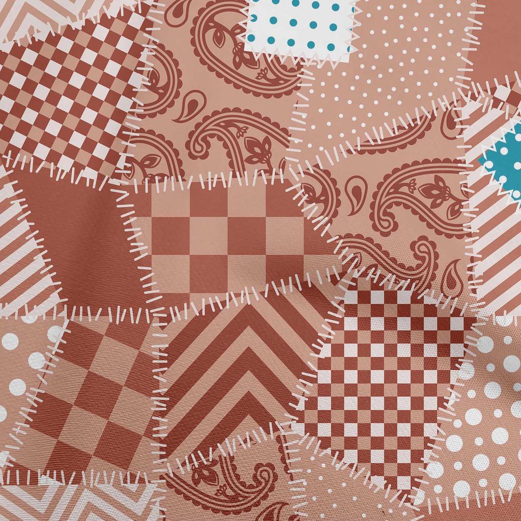 oneOone Cotton Flex Dark Peach Fabric Block Sewing Craft Projects Fabric Prints By Yard 40 Inch