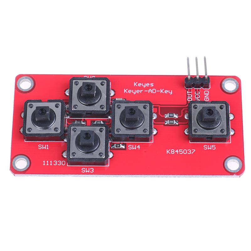 Details about / Analog Button for Arduino AD Keyboard Electronic Blocks Simulate Five Key Module