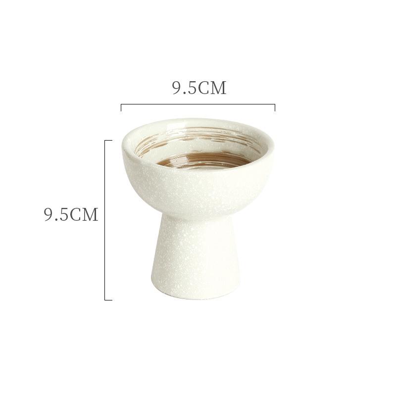 Japanischer Retro Keramik Eisbecher mit hohem ästhetischem Wert, Personalisierte Kreativität, Dessert- und Gebäckschale