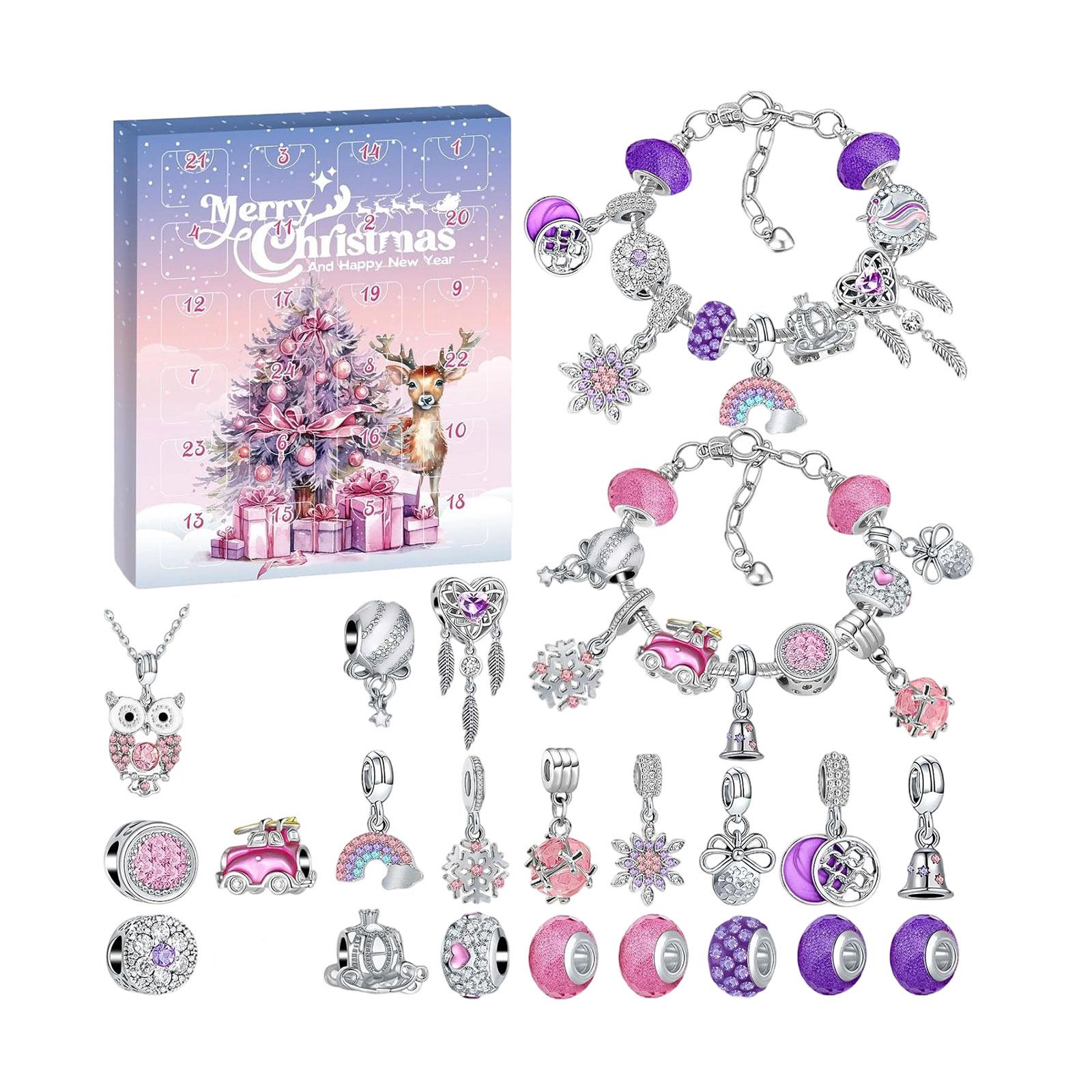 

Рождественский детский браслет Ювелирные изделия Праздничный подарок Хрустальный браслет One Size