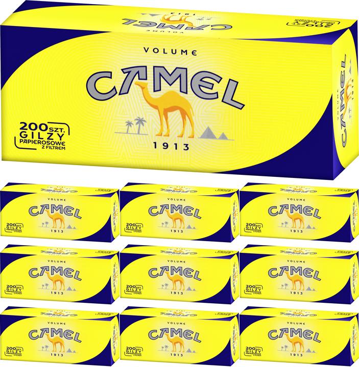 Gilzy Papierosowe Camel 200pcs X 10