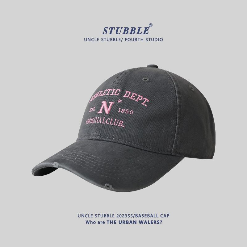 Wide and deepen baseball caps are versatile for men and women, suitable for big faces and small faces, soft top sunshade peaked caps