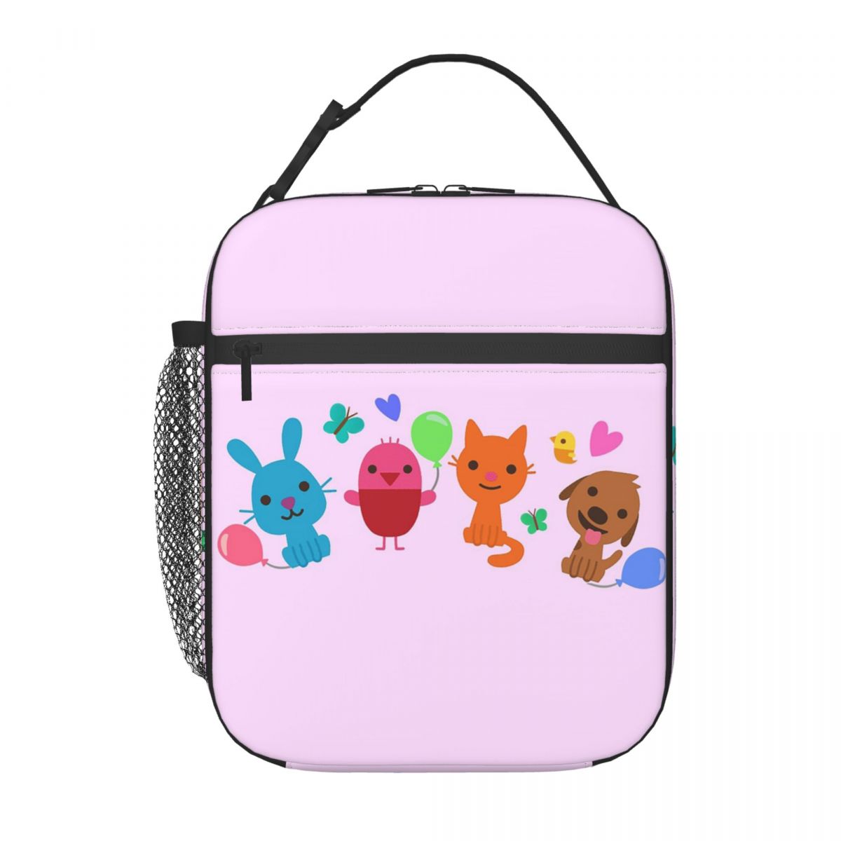 Speel Sago Mini Roze Geïsoleerde Lunchtas voor Dames Kinderen Lekkend Bewaarbakjes Thermische Lunchbox Tote One Size black