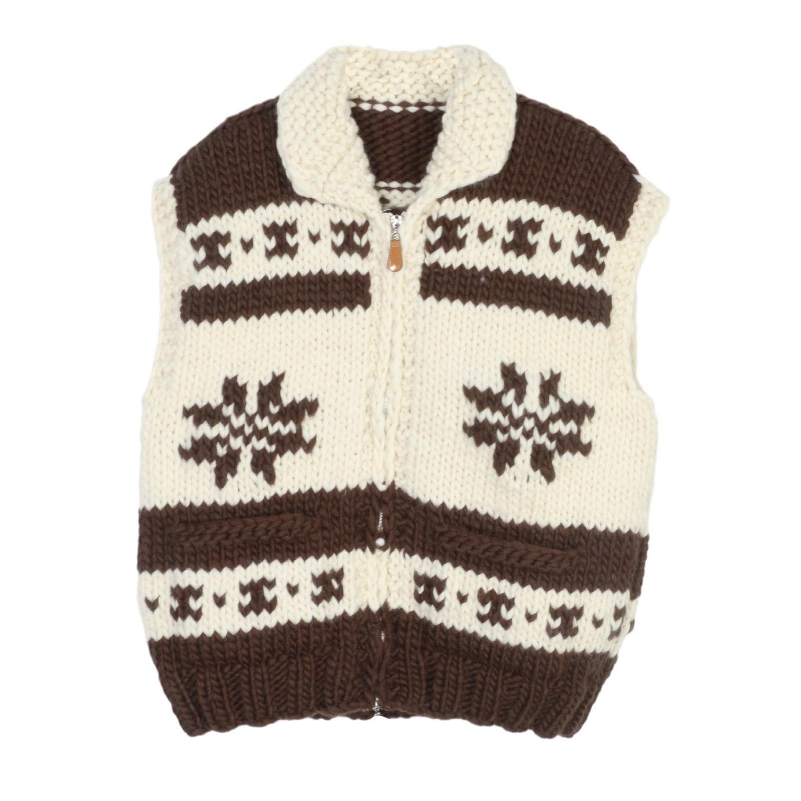 

Корейский трикотажный жилет на молнии Sienne крупной вязки - Женский кардиган свитер на осень/зиму L