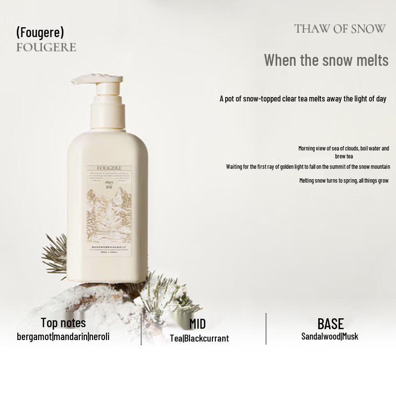

Roopy Melting Snow Time Fougere Botanical Body Lotion