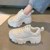 2024 Spring and Autumn New Thick-soled High-value Dad Shoes for Women Ins Tide Explosion Increases Versatile Student Sports Shoes for Women